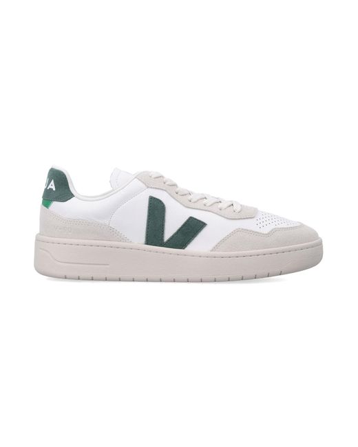 Veja Multicolor V-90 Leather Sneakers And Cyprus