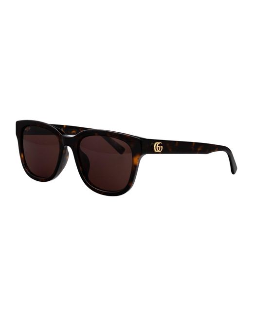 Gucci Brown Havana-Havana- Acetate Sunglasses
