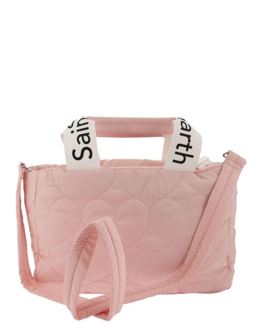Mc2 Saint Barth Pink Puffer gepolstert Handtasche