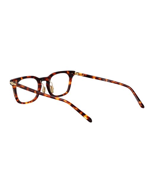 Linda Farrow Brown Darkt-Shell/Lightgold/ Acetate Glasses