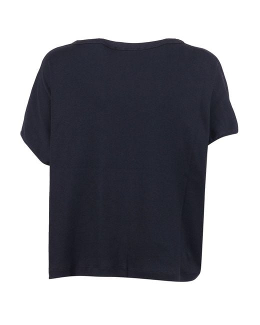 Fabiana Filippi Blue T Shirt Manica Aletta