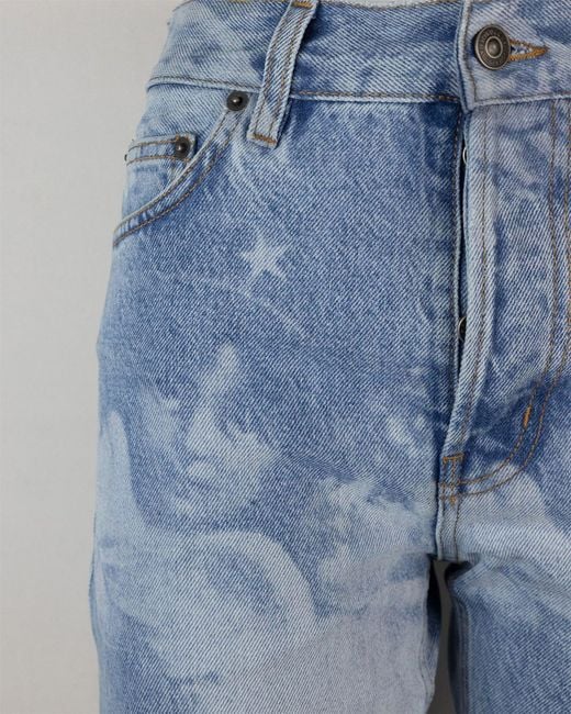 Fiorucci Blue Jeans Angel Print