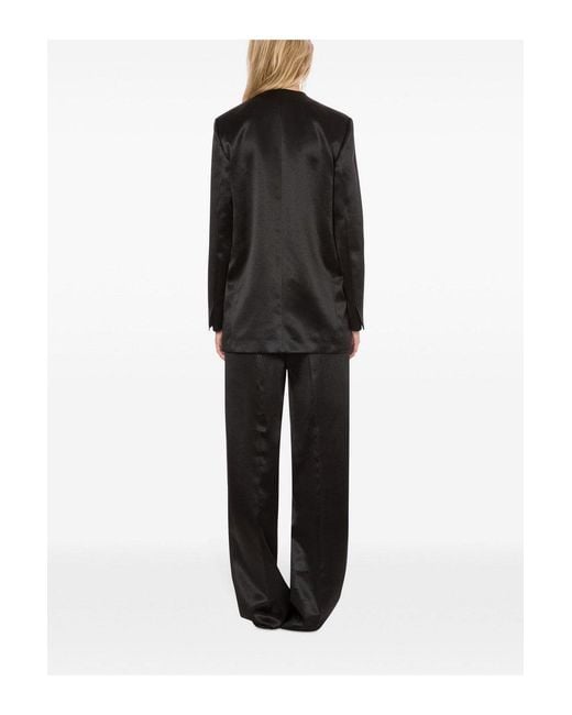 Philosophy Di Lorenzo Serafini Black Double Breasted Blazer