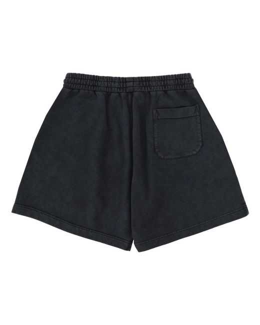 MSGM Black Cotton Shorts