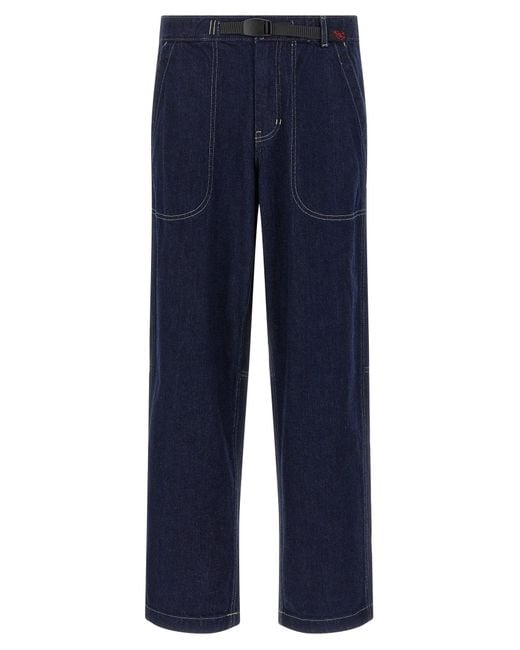 Gramicci 'japanische Slub' Jeans in Blue für Herren