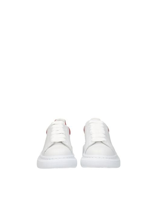 Alexander McQueen White Alexander Mc Queen Gift Ideas Sneakers Kids Leather