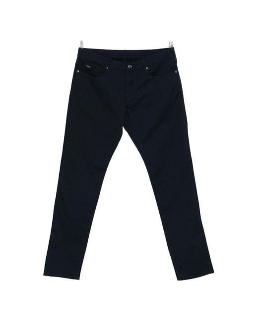 Emporio Armani Blue Denim Cotton Jeans for men