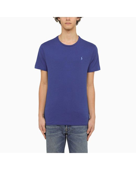 Polo Ralph Lauren Classic Royal Blue T Shirt for Men | Lyst