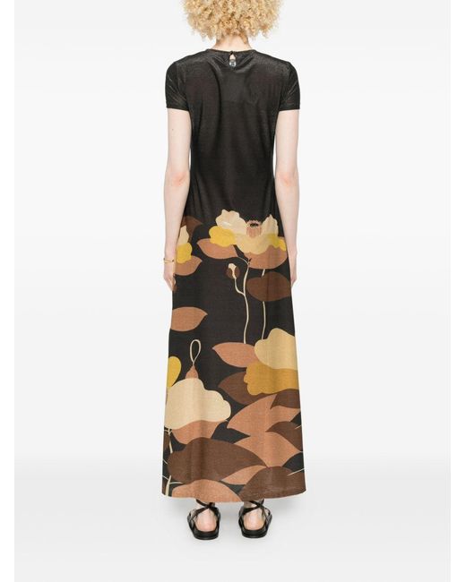 Siyu Gray Ninfa Long Dress