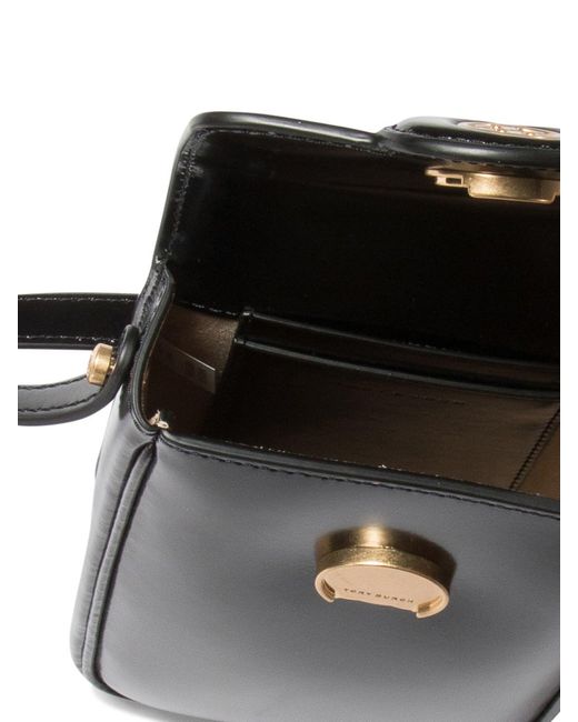 Tory Burch Black "Robinson" Phone Crossbody