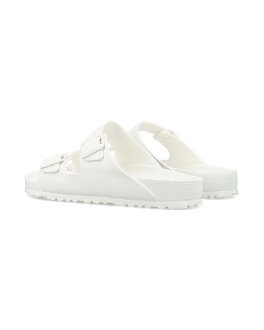 Birkenstock White Flache Schuhe weiß