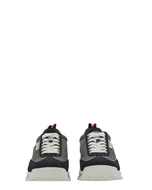 Thom Browne White Tech Runner Sneaker for men