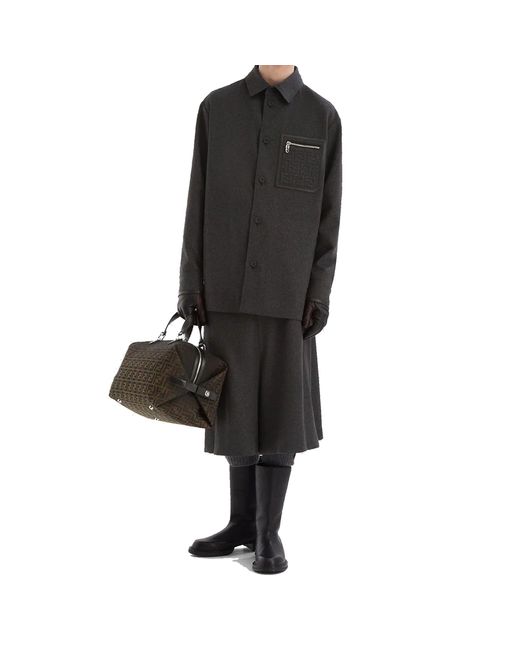 Fendi Gray Go-To C Mere Jacket for men