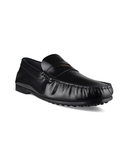 Tod's Black Loafers