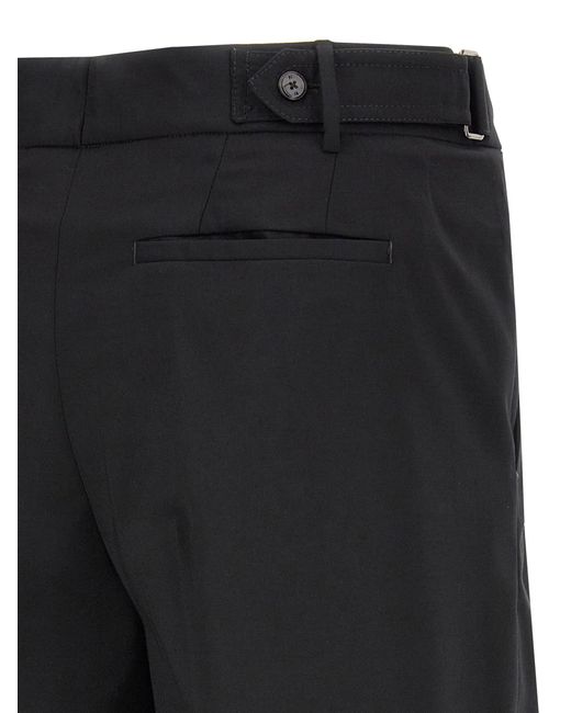 PT Torino Techno Wool Bermuda Shorts in het Black voor heren