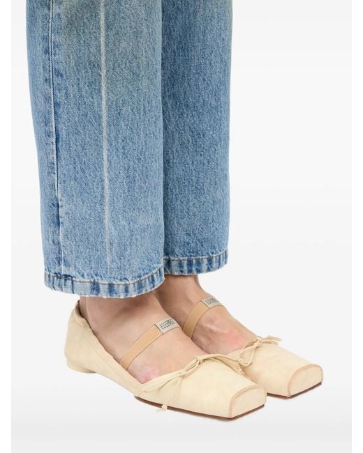 MM6 by Maison Margiela Natural Ballet Shoe
