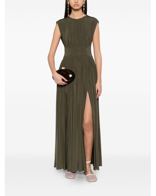 Zimmermann Green Luna Column Dress