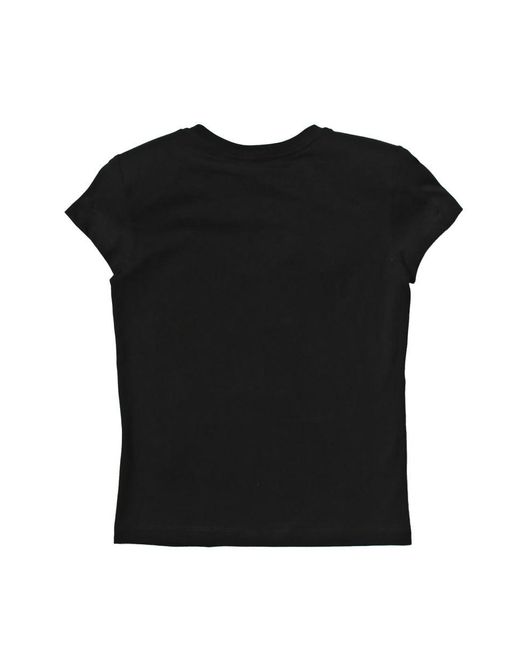 Balmain Black Mc Logo T Shirt