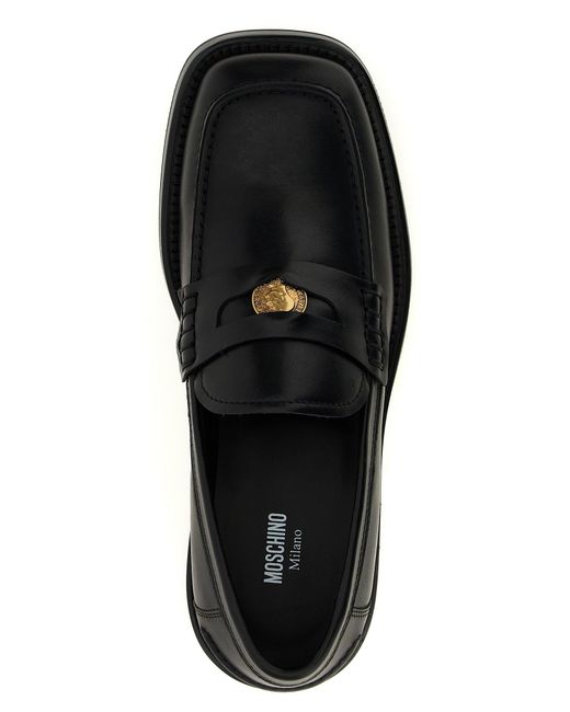 Moschino Black 'Berlin' Loafers