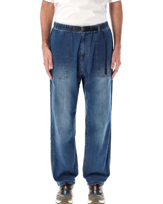 Gramicci Stretch Denim Loose Tapered Ridge Pant in Blue for Men | Lyst