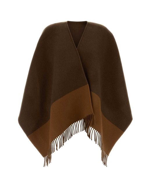Gucci Brown Wool Blend Cape