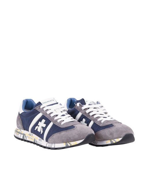 Premiata Blue Sneakers Lucy for men