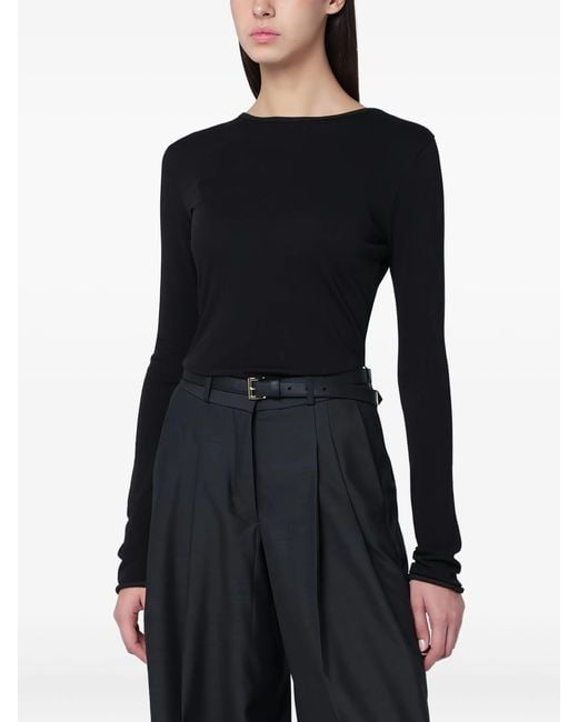 Entire studios Black Sheer Long Sleeve