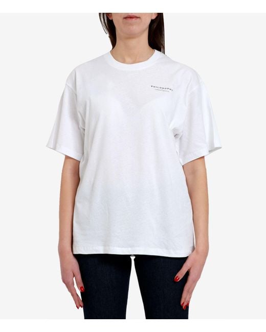PHILOSOPHY BY LORENZO SERAFINI White T Shirts And Polos