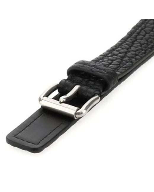 Prada Black Leather Belt for men