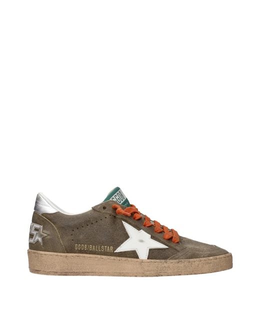 Golden Goose Deluxe Brand Brown Ball Star Suede/ Sneakers
