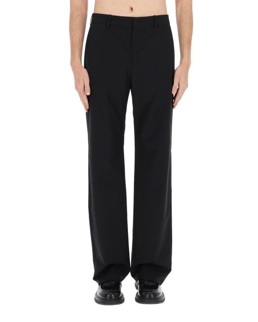 Gucci Black Wool Blend Tailored Pants for men