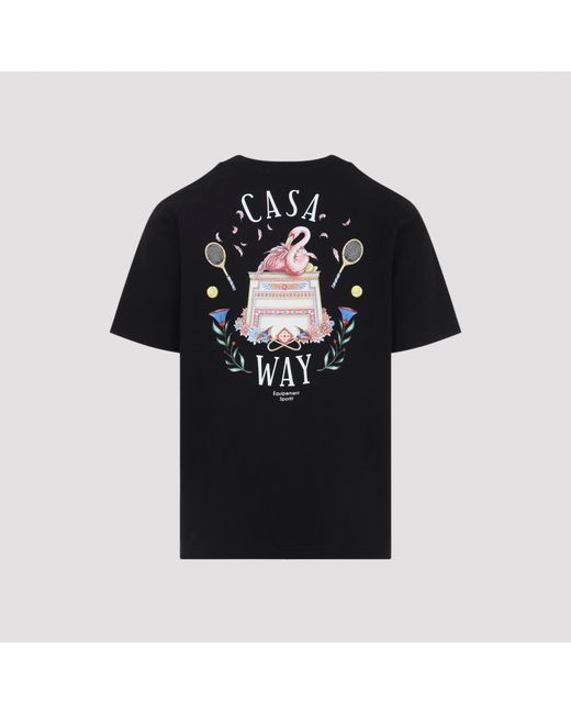 Casablanca Black Casa Way Short-Sleeve T-Shirt