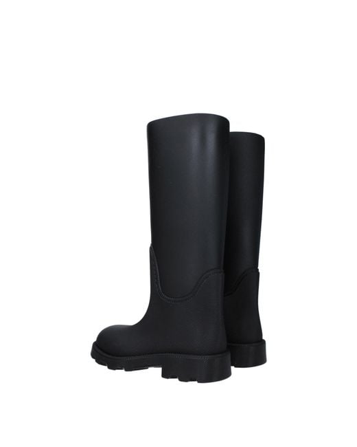 Burberry Black Cotton Boot