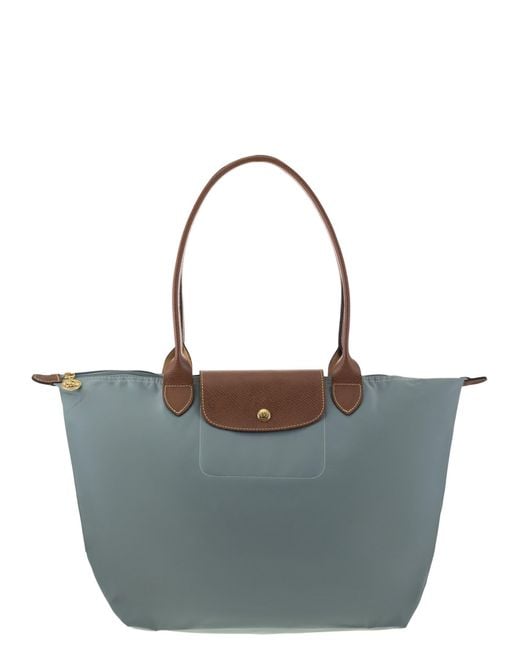 Le Piage Stuffa A Tracolla Originale L di Longchamp in Blue