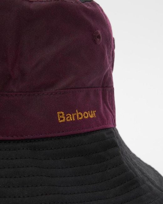 Barbour Red Brackley Wax Hat