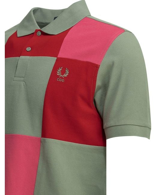 Comme des Garçons X Fred Perry Button Down Polo Shirt