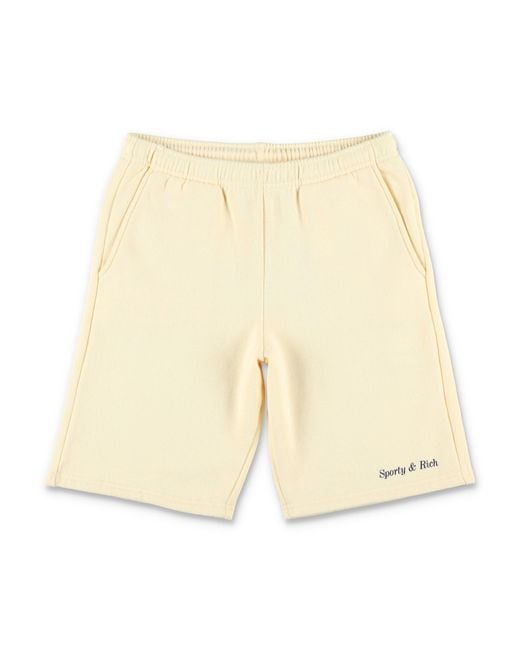 Sporty & Rich Natural Shorts