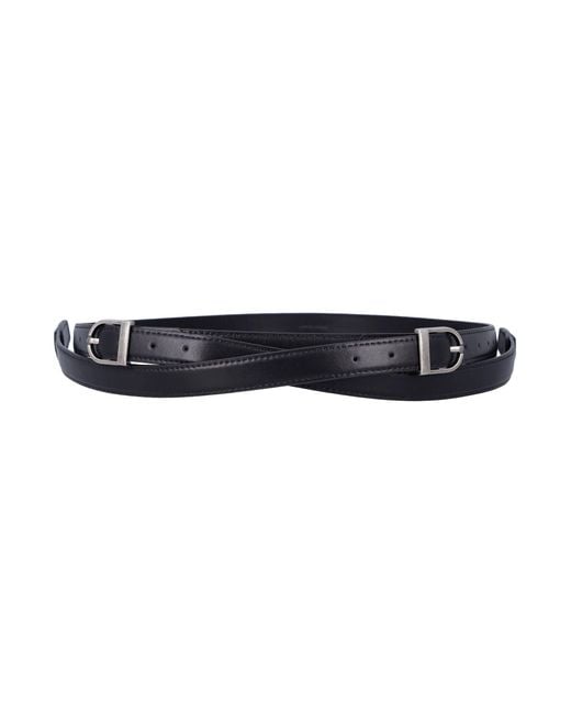 Low Classic Blue Belts