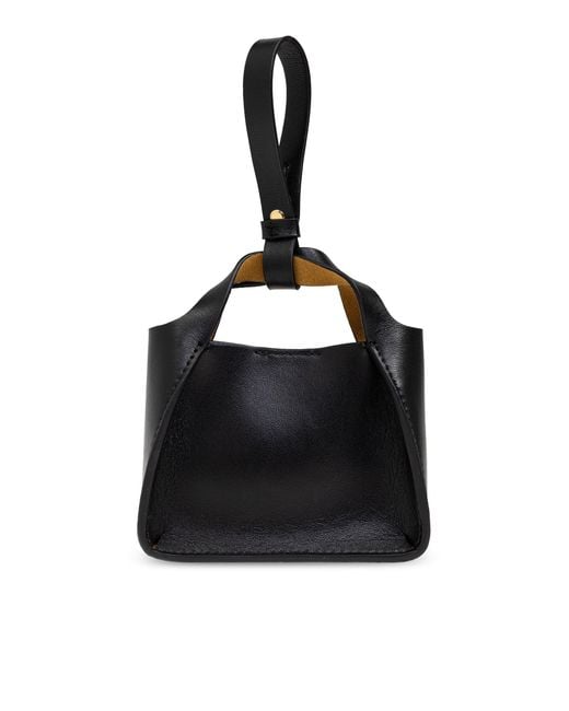 Stella McCartney Black Stella Mc Cartney Logo Tote Air Pods Case Keyring