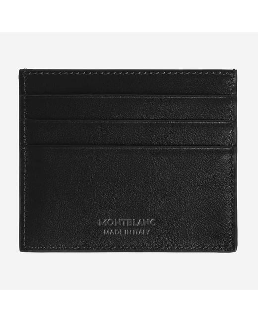 Montblanc Blue Card Holder Leather for men