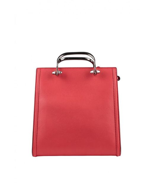 McQueen Red Alexander Mc Queen The Short Story Handbag