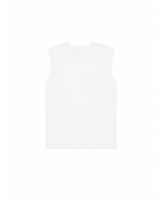 Alpha Industries Black Waffle Small Logo Tank