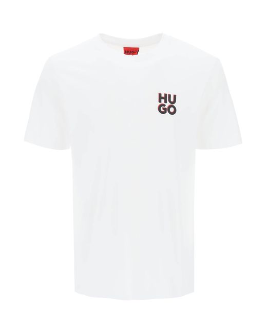 HUGO White "Dimento T Shirt for men