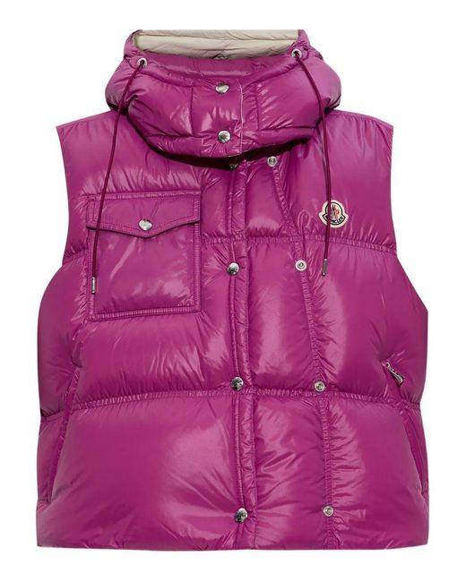 Moncler Purple Pario Vest