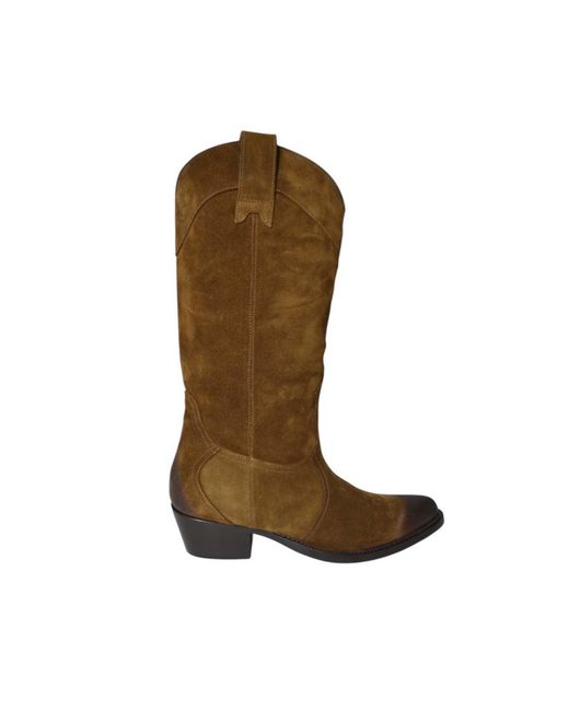 Paola D'arcano Brown Stiefel