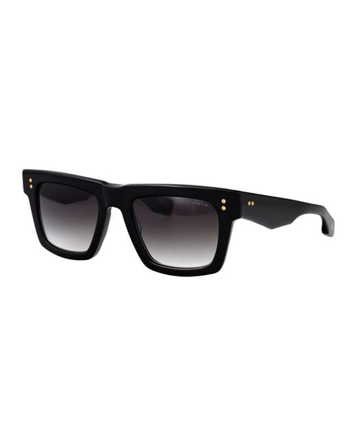 Dita Eyewear Black Squared Sunglasses Dts712 A 01 Blk