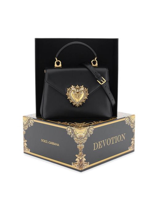 Dolce & Gabbana Devotion Handtas in het Black