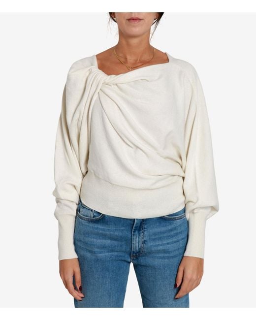 Alberta Ferretti Natural Sweaters