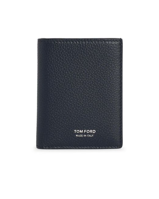 Tom Ford Blue Leather Cardholder