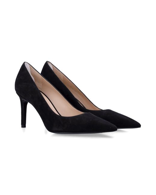 Stuart Weitzman Black Stuart Power 75 Pointed-Toe Pumps